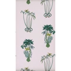 Clarke and Clarke Jungle Palms Pink 010104 Animalia By Emma J Shipley For CandC Collection Wall Covering