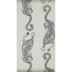 Clarke and Clarke Tigris Monochrome 010502 Animalia By Emma J Shipley For CandC Collection Wall Covering