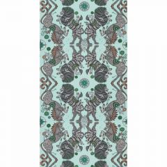 Clarke and Clarke Caspian Wp Aqua 011301 Wilderie By Emma J Shipley For CandC Collection Wall Covering