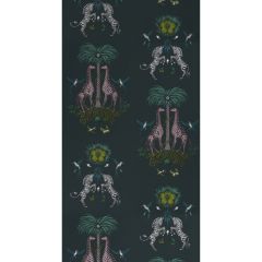 Clarke and Clarke Creatura Teal 011403 Wilderie By Emma J Shipley For CandC Collection Wall Covering