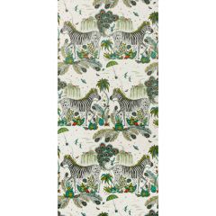 Clarke and Clarke Lost World Green 011702 Wilderie By Emma J Shipley For CandC Collection Wall Covering