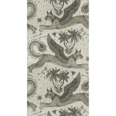 Clarke and Clarke Lynx Gilver 011802 Wilderie By Emma J Shipley For CandC Collection Wall Covering