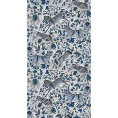 Clarke and Clarke Protea Blue 011901 Wilderie By Emma J Shipley For CandC Collection Wall Covering
