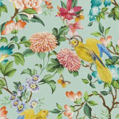 Clarke and Clarke Golden Parrot Wp Mineral 013003 Botanical Wonders Wallpaper Collection Wall Covering