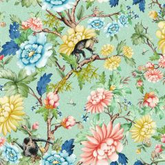 Clarke and Clarke Sapphire Garden Wp Mineral 013302 Botanical Wonders Wallpaper Collection Wall Covering