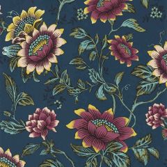 Clarke and Clarke Tonquin Wp Midnight 013403 Botanical Wonders Wallpaper Collection Wall Covering