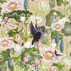 Clarke and Clarke Waterlily Wp Blush 013701 Botanical Wonders Wallpaper Collection Wall Covering