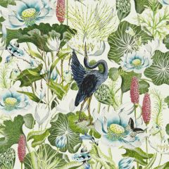 Clarke and Clarke Waterlily Wp Ivory 013703 Botanical Wonders Wallpaper Collection Wall Covering