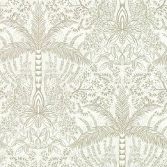 Clarke and Clarke Leopardo Gold / Ivory Wp 014103 Exotica 2 Luxury Wallcovering Collection Wall Covering