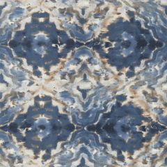 Clarke and Clarke Aqueous Midnight / Spice Wp 014702 Fusion Luxury Wallcovering Collection Wall Covering