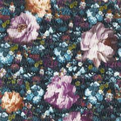 Clarke and Clarke Camile Midnight Wp 014801 Fusion Luxury Wallcovering Collection Wall Covering