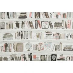 Kravet Design Bella Books Blush W3332-711 by Kate Spade Whimsies Collection Wall Covering