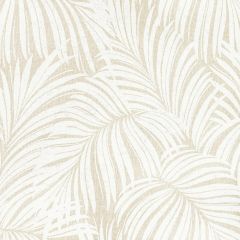 Kravet Couture Leaf Paperweave Pearl 3833-1 Modern Luxe Wallcovering Collection Wall Covering
