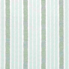 Thibaut Topsail Stripe Seafoam and Kelly Green W73517 Landmark Collection Upholstery Fabric