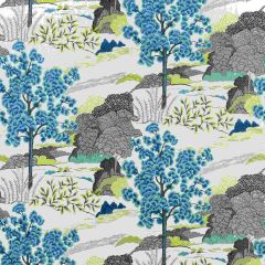 Thibaut Daintree Embroidery Bluemoon W785000 Greenwood Collection Drapery Fabric