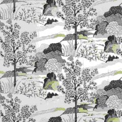 Thibaut Daintree Embroidery Grey W785001 Greenwood Collection Drapery Fabric