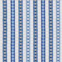 Thibaut Sri Lanka Embroidery Blue W788711 Trade Routes Collection Indoor Upholstery Fabric