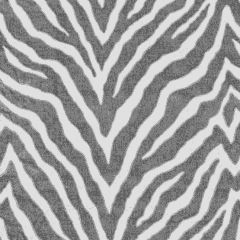 Thibaut Etosha Velvet Graphite W80404 Indoor Upholstery Fabric