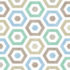 Winfield Thybony Pop Green Blue 1041 Showhouse Collection Wall Covering