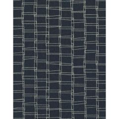 Winfield Thybony Looped Ink Blue 1081 Taniya Nayak Collection Wall Covering