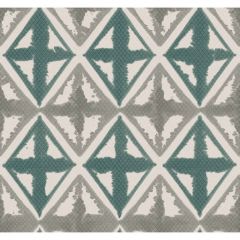 Winfield Thybony Diamond Block Dusty Teal 4017 Collection Wall Covering