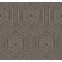 Winfield Thybony Concentric Groove Chocolate 4041 Collection Wall Covering