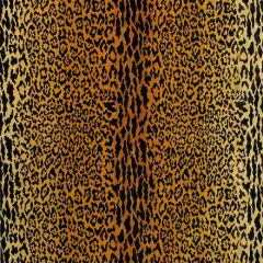 Old World Weavers Leopard Velvet Gold / Brown Y0 00010690 Indoor Upholstery Fabric
