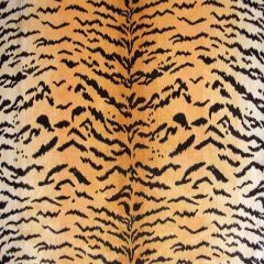 Old World Weavers Tiger - Silk Brown On Gold YS 00010691 Indoor Upholstery Fabric