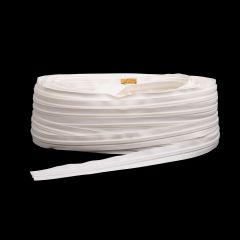 YKK Ziplon Chain #10CF 3/4 inch Tape White - Full Rolls Only (109 yards)