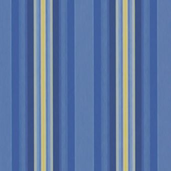 Sattler Blue Lagoon 320409 Elements Stripes Awning - Shade - Marine Fabric