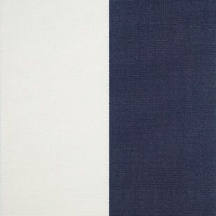 Dickson Paris Navy / Natural 8556 North American Collection Awning / Shade Fabric