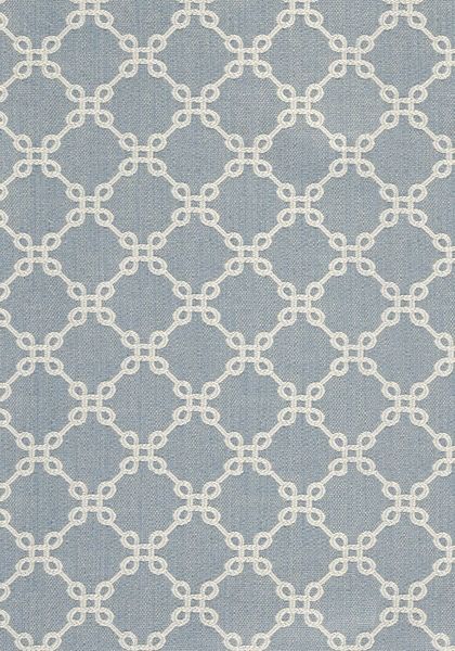 Buy Thibaut Bowen Sky Blue W74336 Indoor Upholstery Fabric by the Yard