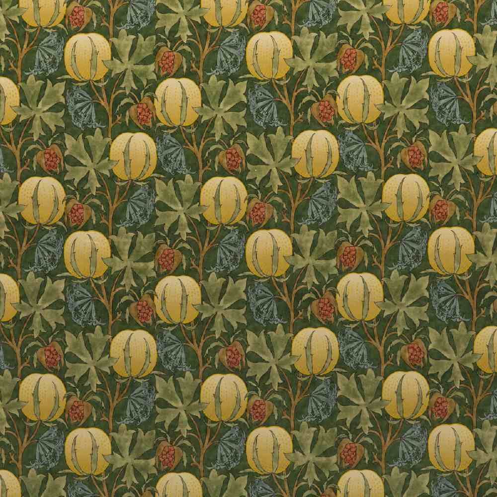 Gp And J Baker Pumpkins Velvet Green Terracotta Bp 1 Originals V Collection Multipurpose Fabric