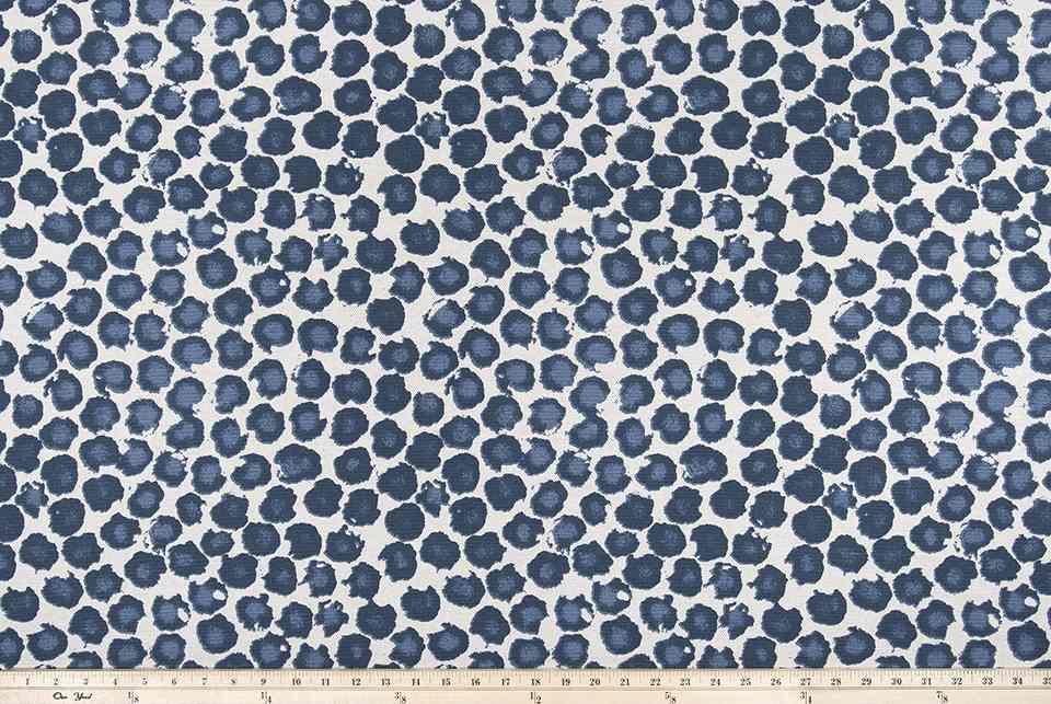 Prussian Blue Color Fabric, Wallpaper and Home Decor