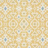F Schumacher Crusoe Ikat Yellow 76523 World View Collection Indoor Upholstery Fabric