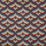 Lee Jofa Giles Embroidery Red/Blue 2019106-195 Manor House Collection Multipurpose Fabric
