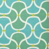 Bella Dura Scallop Turquoise 28213C2-9 Upholstery Fabric