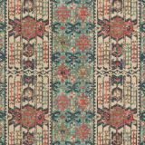 Mulberry Home Kilver Indigo / Red FD309-G103 Modern Country I Collection Multipurpose Fabric