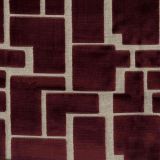 ABBEYSHEA Aura 17 Wine Indoor Upholstery Fabric