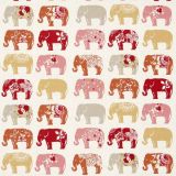Clarke and Clarke Elephants Spice Blighty Collection Multipurpose Fabric