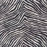 F Schumacher Iconic Zebra Black 177443 Happy Together Collection Indoor Upholstery Fabric