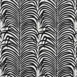 F Schumacher Zebra Palm Black 73173 Indoor / Outdoor Prints and Wovens Collection Upholstery Fabric