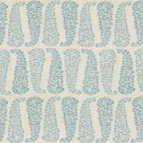 Lee Jofa Lanare Paisley Ivory / Blue 2018149-15 by Suzanne Rheinstein Indoor Upholstery Fabric