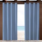 Sunbrella Cast Ocean 48103-0000 Outdoor Curtain with Grommets