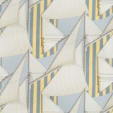 Lee Jofa St Tropez Print Blue / Yellow 2018136-405 by Suzanne Kasler Multipurpose Fabric