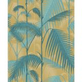 Cole And Son Palm Jungle Ochre & Petrol F111/2003L Contemporary Fabrics Collection Multipurpose Fabric