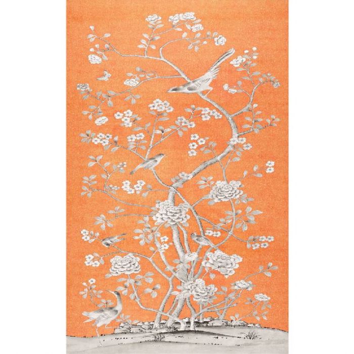 Buy F Schumacher Chinois Palais Tangerine 175044 by Mary McDonald ...