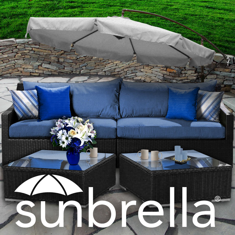 DIY Sunbrella blue
