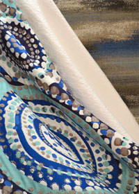 Sunbrella by Silver State Modern Eclectic Blue