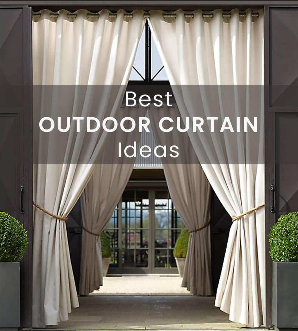 Best outdoor Sunbrella curtain ideas